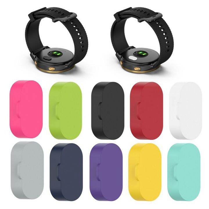 ปลั๊กซิลิโคนกันน้ำกันฝุ่นที่มีสีสันสำหรับ-garmin-vivoactive-3-4-4s-fenix-6s-6x-5-5x-5s-forerunner-935สายรัดอุปกรณ์เสริมสำหรับนาฬิกา