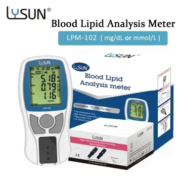 Lysun Portable Analyzer Uric Acid Machine Analyzer Blood Glucose  Multifunction Clinical