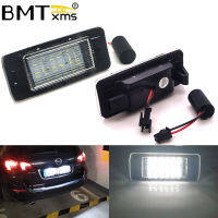 BMTxms 2pc LED License Number Plate Light For Opel Astra J Sports Tourer Zafira C 2009 2010 2012 2013 2015 2016 2017 2019 Canbus