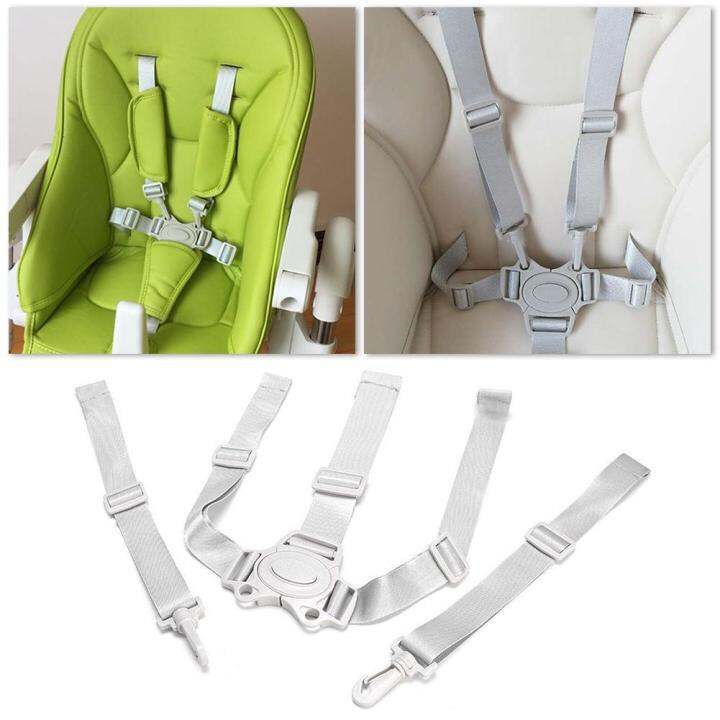 Baby Universal 5 Point Harness High Chair Safe Belt For Pram Belts