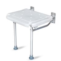 YC5301 Barrier Free Folding Shower Chair Seat Bench Aluminum Alloy Bath Stool Wall Stool Bathroom Wall Chair With Shower Slot