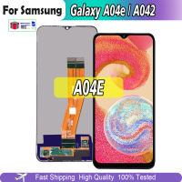 6.5 Asal untuk A042F A042 A04E Samsung Galaxy ดิจิไทเซอร์จอแอลซีดี LCD Skrin สำหรับการประกอบ A042FDS A042M ของ Samsung