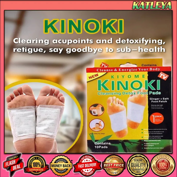 ORIGINAL Kinoki Cleansing Detox Foot PadsToxins Remover for Men and Women Kinoki Foot Pads