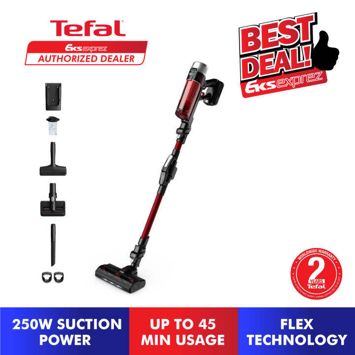 Tefal Vacuum Cleaner XForce Flex 9.60 TY2079 / TY2079HO Lazada