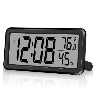 Digital Alarm Clock,Desk Clock,Battery Operated LCD Electronic Clock Decorations for Bedroom Kitchen Office
