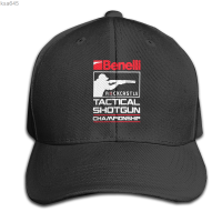 Benelli LINLIZH 2023 Shotguns New Trending Shooting Sport Brand Black Women Men Cotton Strapback Baseball Cap Adjustable Black-White Versatile hat