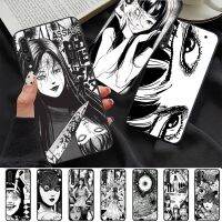 Nana Ko Electronon】 Junji Ito Tees เคสโทรศัพท์รูปการ์ตูนสยองขวัญสำหรับ Huawei P 8 9 10 20 30 40 50 Pro Lite Psmart Honor 10 Lite 70 Mate 20Lite