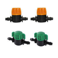 100 Pcs 1/4 "ท่อมินิวาล์วสวนรดน้ำชลประทานปิด Controller 4/7mm Hos Waterstope End Barbed Miniature Valve-Linqiaoe