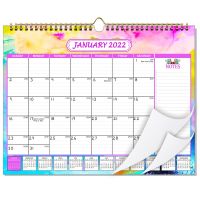 T8WE 2022 Memo Wall Calendar for Home Office Agenda Schedule Desktop Decoration