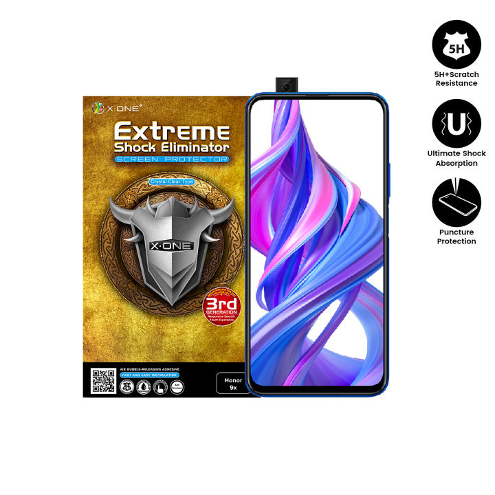 huawei-honor-9x-x-one-extreme-shock-eliminator-3rd-3-clear-screen-protector
