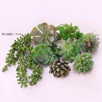 Artificial Succulents Plants Home Garden Bedroom Living Room Office Decoration Accessories Fake Plants Desktop Mini Small Bonsai