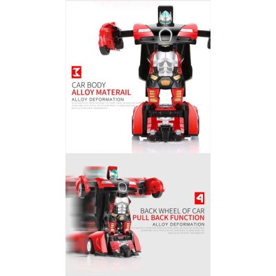 ღ Robot Car Transformers Kids Toys Toddler Vehicle Cool Toy For Boys Xmas Gift PS.