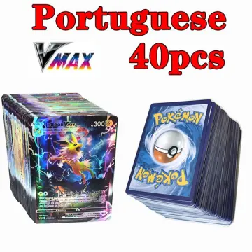 New Pokemon Cards in Portuguese TAG TEAM GX V VMAX Trainer Energy