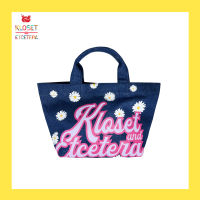 "KLOSET ETCETREA Daisy Crazy Love tote S กระเป๋าถือ กระเป๋าลายสกรีน กระเป๋าผ้า ถุงผ้า กระเป๋าแฟชั่น"