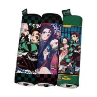 Demon Slayer: Kimetsu No Yaiba Tanjiro Kamado Cosmetic Make Up Bag Cosplay Scroll Pencil Case Coiling Block Stationery Bag