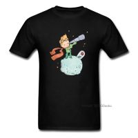 Simple Drawing Of Little Prince Custom Men Family T-shirt Birthday Cartoon Gift Tee Shirt Short Sleeve Black Clothing