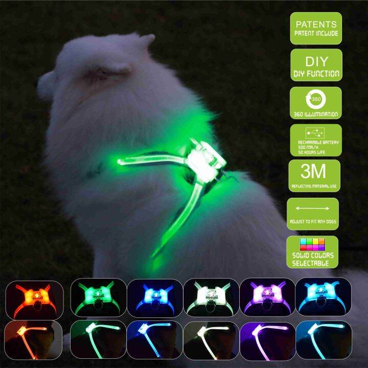 cc-simon-colorful-dog-collars-wholesale-cute-small-led-dog-safety-soft-mesh-pet-vest-harness-and-leash-for-outdoor