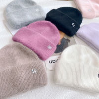 Helmet Beanies Thickening Warm Knitting Pullover Cap Hat Female Autumn And Winter