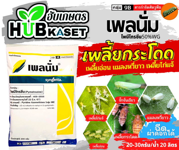 เพลนั่ม-200กรัม-ไพมีโทรซีน-กำจัดเพลี้ยต่าง-เช่น-เพลี้ยกระโดด-เพลี้ยจั๊กจั่น