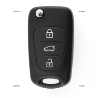 xiamei Flip REMOTE Key Shell 3ปุ่มสำหรับ Kia Sorento Sportage Cerato RIO