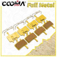 Bicycle Disc Brake Pads for Avid BB7 Juicy 3 5 7 Ultimate Disc Brake 4 Pairs Gold Full Metal