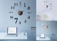 นาฬิกาติดผนัง 3D DIY Wall Clock 40cm