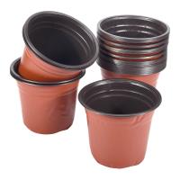 50 Pcs 7 inch Plastic Flower Seedlings Nursery Supplies Planter Pot/Pots Containers Seed Starting Pots Planting Pots