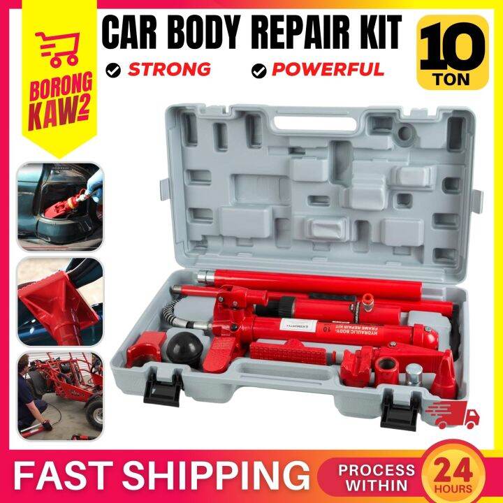 1 Set 10 Ton Car Body Repair Kit Jack Kit Power Jack Body Power Repair