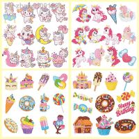 DIY Diamond Painting Stickers Kits Cute Cartoon Animal Creativity Crystal Drill Arts Crafts Gift For Kids Home Decor Accessorie