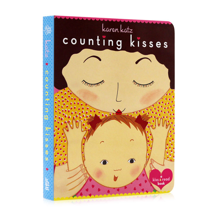 original-english-picture-book-counting-kisses-number-kiss-american-national-parent-child-publication-gold-award-paperboard-book-karen-katz-karen-katz-childrens-english-enlightenment-picture-story-book