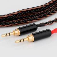 Upgrade Audio Cable Replacement Compatible for Earphone Cable T1 II, T5 Headphone. 3.5mm Male Plug &amp; 6.35mm Adapter. 1.5M