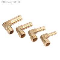 3Pcs Brass Hose Barb Fitting Elbow 6mm 8mm 10mm 12mm Tail to 1/4 quot; BSP Male Thread Water Pipe Coupling Connector Joint Adapters