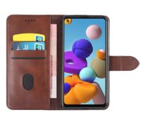 เคสฝาพับ หนังเทียมมีช่องใส่นามบัตร ซัมซุง เอ21เอส 2020 ขนาดหน้าจอ 6.5นิ้ว Artificial leather flip cover with business card slots For Samsung Galaxy A21s