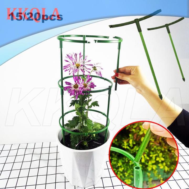 qkkqla-15cm-25cm-plant-support-cage-plie-climbing-holder-stand-for-flowers-greenhouse-arrangement-rod-orchard-garden-bonsai-tool-supply