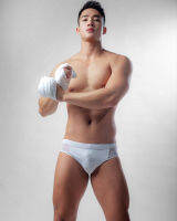 กางเกงว่ายน้ำ UNDERRSKIIN 03 white