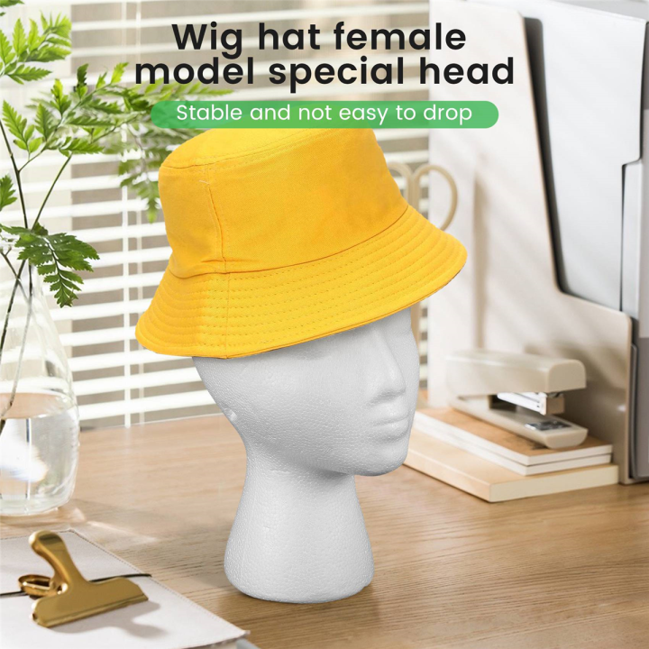 foam-mannequin-wig-head-display-hat-cap-wig-holder-white-foam-head