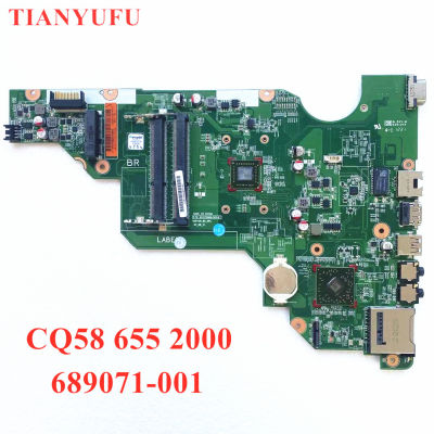 Laptop motherboard 689071-001 For HP Probook CQ58 655 Mainboard 689071-501 DDR3 100 fully tested