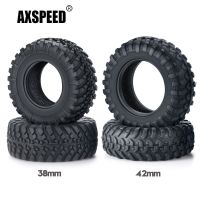 AXSPEED 4Pcs Beadlock Soft Rubber Tires Tyres with Insert Foam for Kyosho Jimny 1/18 RC Crawler Car Truck Model Upgrade Parts Electrical Connectors