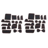 30Pcs Gate Slot Pad for -V Vezel 2021 2022 Accessories Interior Non- Anti Dust Cup Holder Inserts