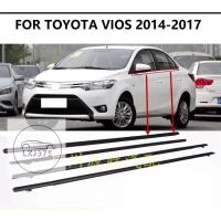 ZR สำหรับ4ชิ้นสำหรับ TOYTA VIOS 2014 2015 2016 2017 2018ขอบยางติดหน้าต่างกันรั่วขอบแม่พิมพ์หน้าต่างรถยนต์สำหรับ VIOS