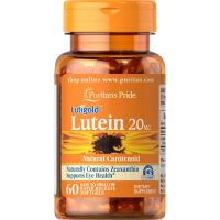 Puritans Pride Lutein 20 mg with Zeaxanthin / 60 Softgels บำรุงสายตาจากลูทีน Exp.07/24