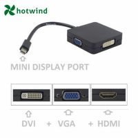 Mini Display Port DP to HDMI VGA DVI BLACK Surface pro 1 2 3 4