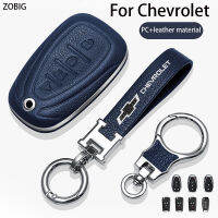 ZOBIG เคสที่ห้อยกุญแจหนังสำหรับที่เก็บกุญแจรถเชฟโรเลตใส่พวงกุญแจพอดีกับ Chevrolet Equinox กุญแจรถ Chevrolet Malibu Cruze Aveo Tahoe Camaro Travaro Blazer โวลต์ไฟโซนิค Spark Impala Trax