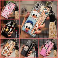 protective Anti-dust Phone Case For Nokia C22 Anti-knock Wristband Wrist Strap Waterproof Lanyard Kickstand ring Cute