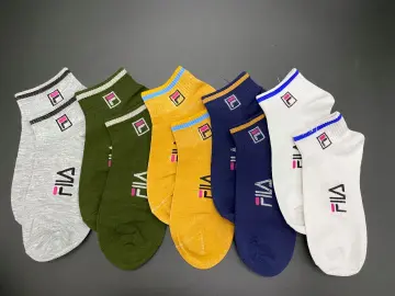 Yellow 2024 fila socks