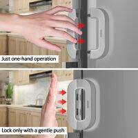 【hot】✵  2 Pack Door Lock Latch Catch Safety Refrigerator Fridge Prevent Hand Clamping Baby Kid Guard Convenient Install Seguridad