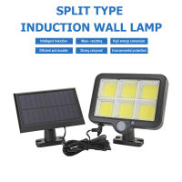 2400mAh battery Waterproof LED Solar Wall Light Human Motion Sensor Outdoor Garden Yard Security Lamp Street Security Lamp