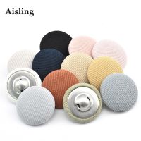 10/15/18/20/25/30MM Suit Button Round All-Match Fashion Handmade Cloth Button For Clothing Decorative Buttons Accessories P086