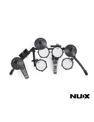 Nux  DM-210 กลองไฟฟ้าหนังมุ้ง ตัวฉาบจับหยุดได้ สแนร์ตี Rim shot ได้ มีเสียงกลอง 15 แบบ มีโหมดฝึกสอน ต่อบลูทูธ/USB ได้