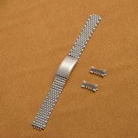 New 18mm 19mm 20mm Bead of Rice Solid Stainless Steel Watch Strap Bracelet For Fit Omega Straps